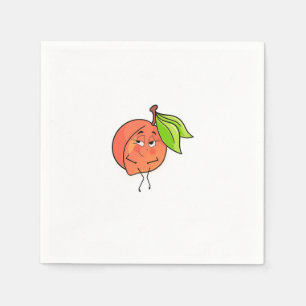 Servilleta De Papel Melocotón, mejillas dulces, tema de frutas