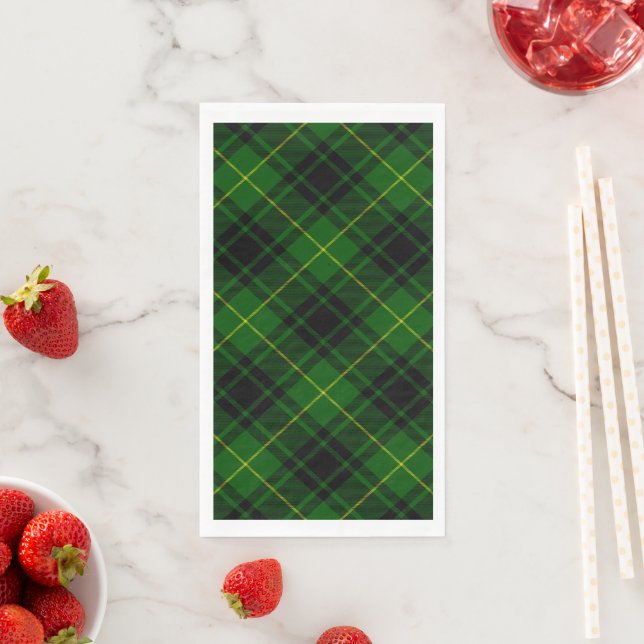 Servilleta De Papel Melocotonería tartan de MacArthur (In situ)