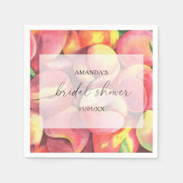 Servilleta De Papel Melocotones - Ducha de novia