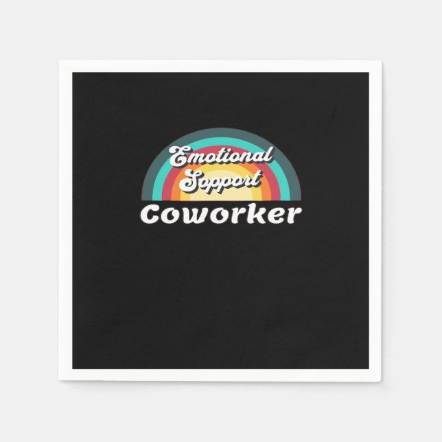 Servilleta De Papel Meme escalofriante clásico de ayuda emocional (Anverso)