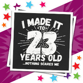 Servilleta De Papel Meme sarcástico de 23 años de edad gracioso cumple