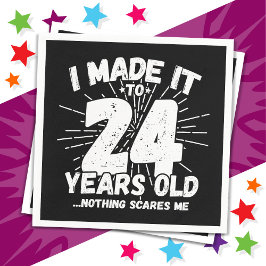 Servilleta De Papel Meme sarcástico de 24 años de antigüedad gracioso 