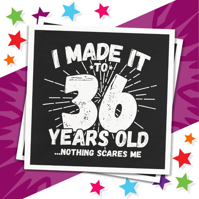 Servilleta De Papel Meme sarcástico de 36 años de antigüedad: 36º cump (Subido por el creador)