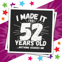 Meme sarcástico de 52 años Funny 52 cumpleaños