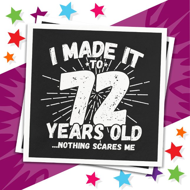 Servilleta De Papel Meme sarcástico de 72 años de antigüedad, 72 años  (Subido por el creador)