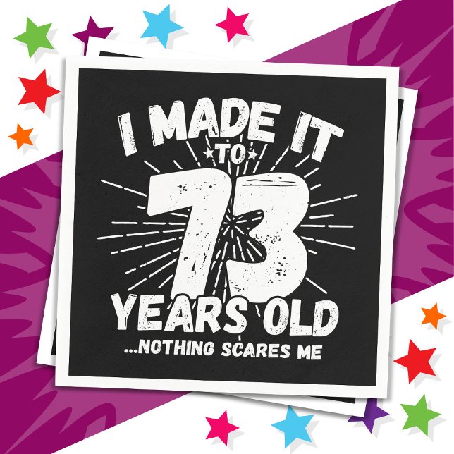 Servilleta De Papel Meme sarcástico de 73 años de antigüedad: 73 años  (Subido por el creador)