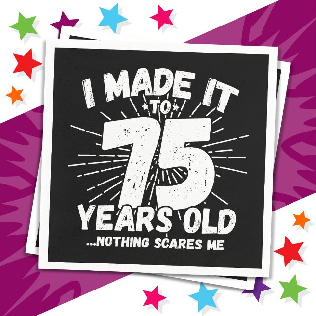 Servilleta De Papel Meme sarcástico de 75 años de antigüedad, 75 años  (Subido por el creador)