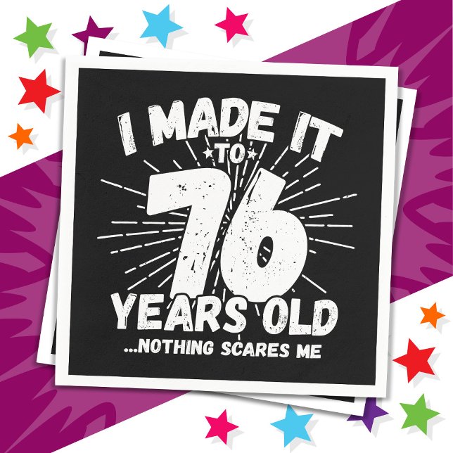 Servilleta De Papel Meme sarcástico de 76 años de antigüedad, 76 años  (Subido por el creador)