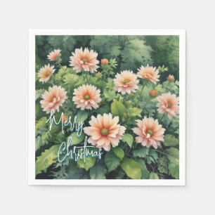 Servilleta De Papel Mensaje de Año Nuevo de Feliz Navidad