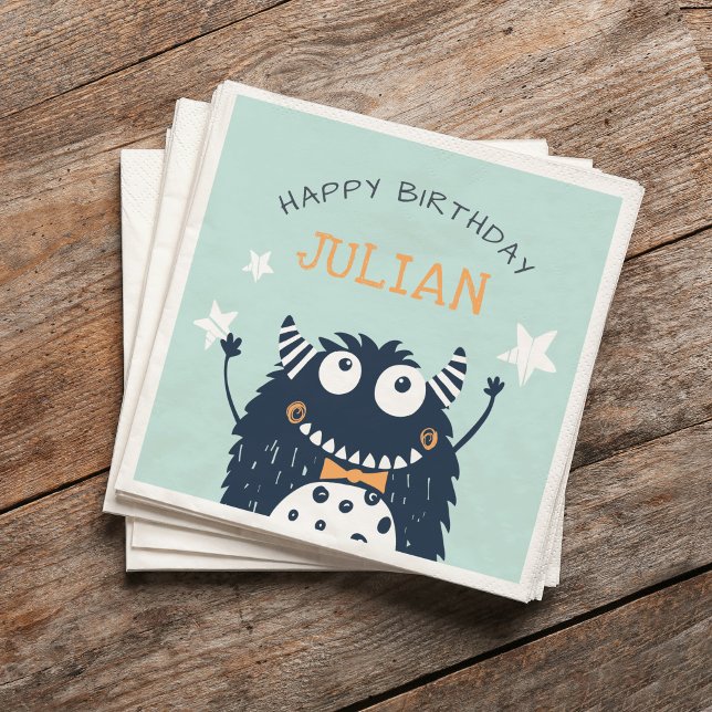 Servilleta De Papel Menta | Fiesta de cumpleaños personalizada de Litt (Subido por el creador)