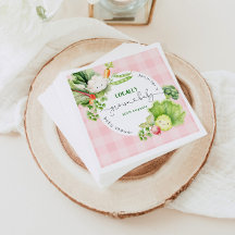 Mercado de chicas rosados para la ducha de bebé de