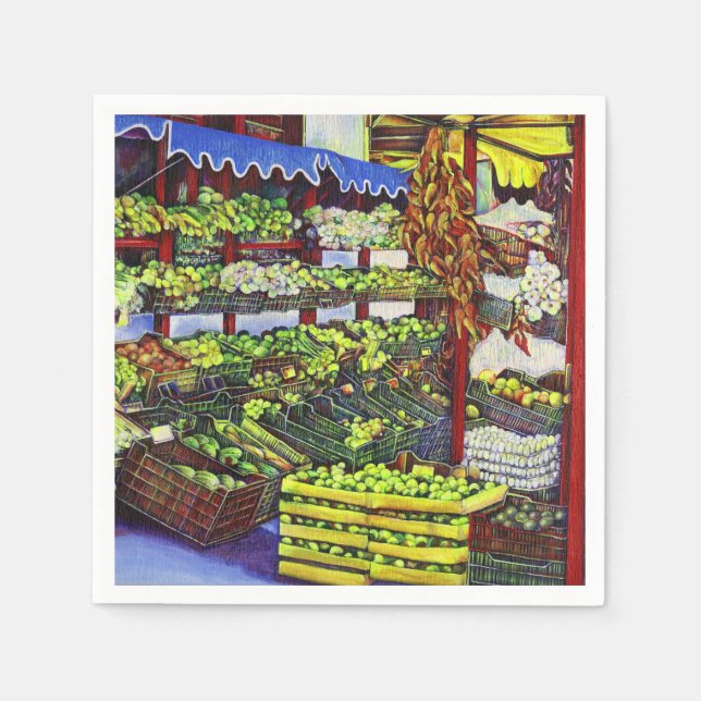 Servilleta De Papel Mercado de Eddie, Hungría (Anverso)