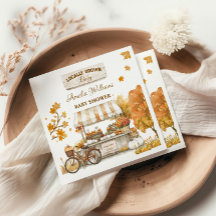 Mercado local de cría de bebés en otoño