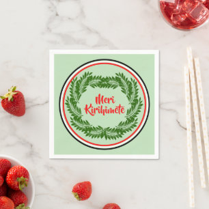 Servilleta De Papel Meri Kirihimete Maori Merry Christmas Coctail
