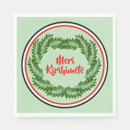 Servilleta De Papel Meri Kirihimete Maori Merry Christmas Luncheon