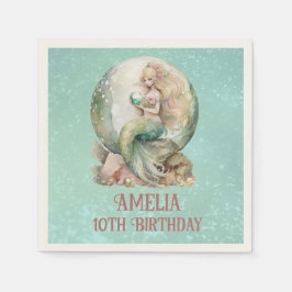 Servilleta De Papel Mermaid