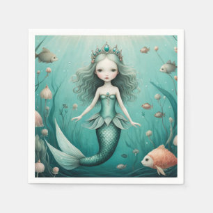 Servilleta De Papel Mermaid