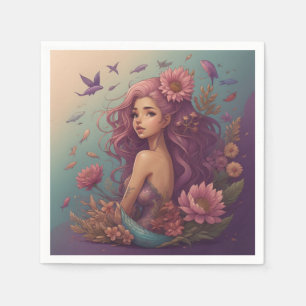 Servilleta De Papel Mermaid