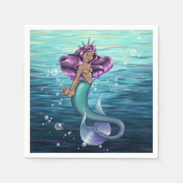 Servilleta De Papel Mermaid Iole (Anverso)