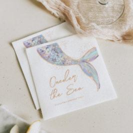 Servilleta De Papel Mermaid Tail 1er cumpleaños