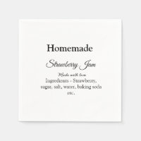 Mermelada casera de fresa hecha con amor añadir te