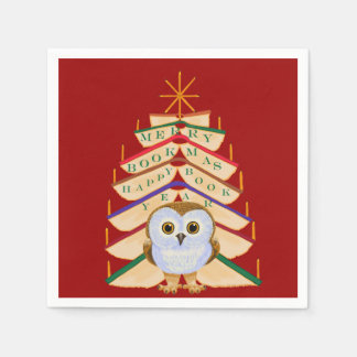 Servilleta De Papel Merry Bookmas