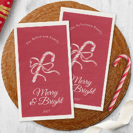 Servilleta De Papel Merry & Bright Candy Cane Christmas