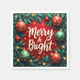 Servilleta De Papel Merry & Bright Christmas