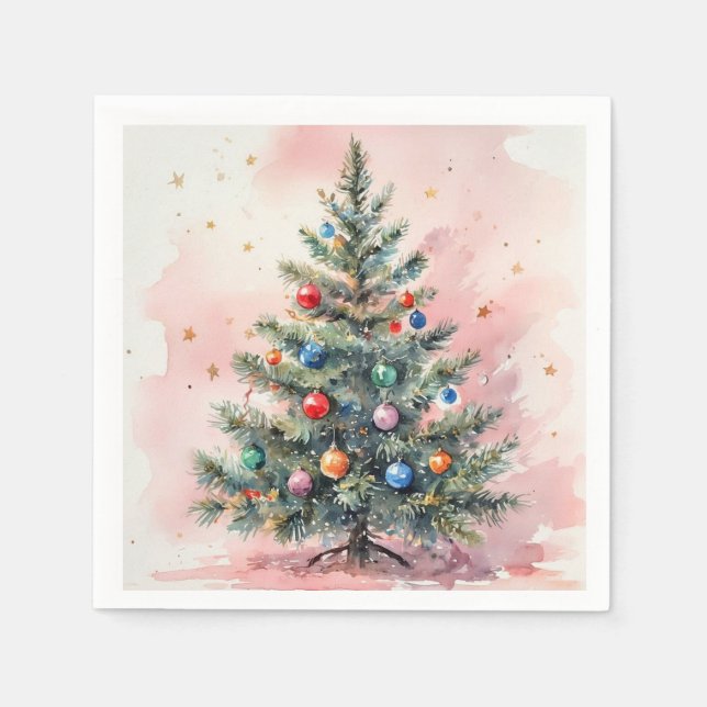 Servilleta De Papel Merry Christmas Napkins. (Anverso)