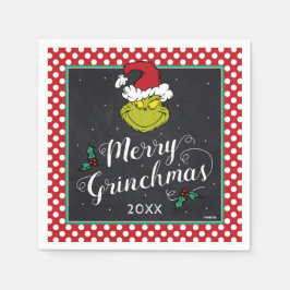 Servilleta De Papel Merry Grinchmas | Fiesta de Grinch