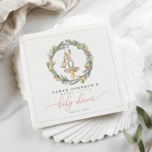 Servilleta De Papel Merry Little Baby Shower Luncheon Napkins
