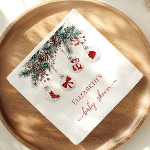 Servilleta De Papel Merry Little Navidades Baby Shower