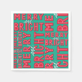 Servilleta De Papel Merry y Bright
