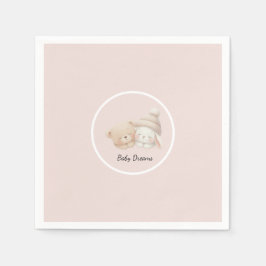 Servilleta De Papel MerryMist Baby Dreams: Winter Blush – Ethereal Nur