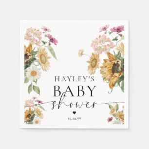 Servilleta De Papel Mews Sunflower otoño otoño Baby Shower