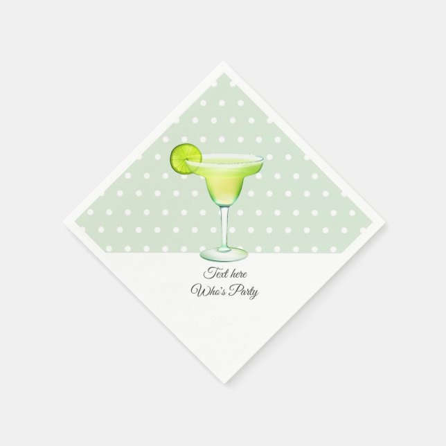 Servilleta De Papel méxico, fiesta, margarita, mexicana, (Borde)