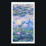 Servilleta De Papel Mezcla de lirios de agua de Monet<br><div class="desc">Water Lilies,  famoso cuadro de Claude Monet de 1919,  con colores sólidos coordinados de color rosado-violeta y azul Monet,  listos para mezclarse y coincidir.</div>