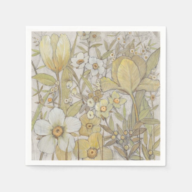 Servilleta De Papel Mezcla Floral (Anverso)