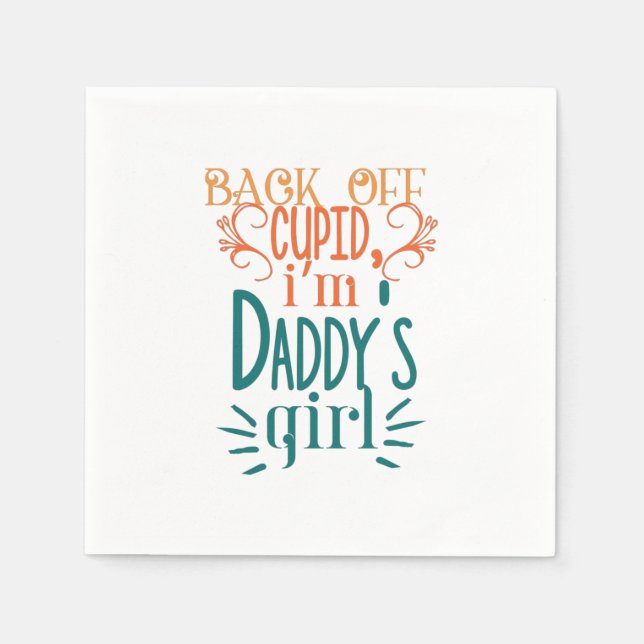 Servilleta De Papel Mi Chica es mi papá (Anverso)