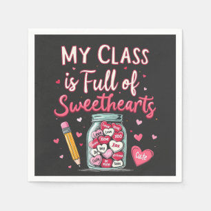 Servilleta De Papel Mi clase está llena de artes suecas Valentina