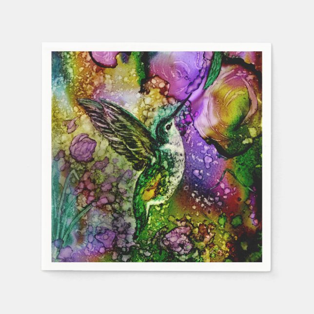 Servilleta De Papel Mi colibrí (Anverso)