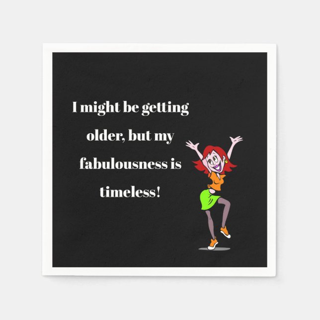 Servilleta De Papel Mi Fabularidad - Funny Cocktail Napkin (Anverso)