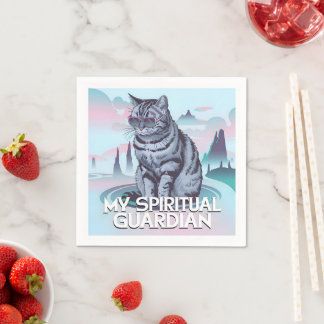 Servilleta De Papel Mi gato guardián espiritual