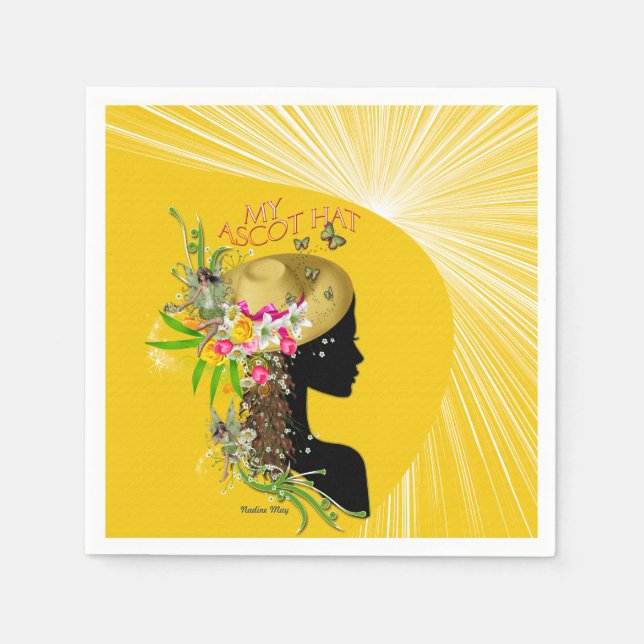 Servilleta De Papel Mi Gorra Ascot (Anverso)