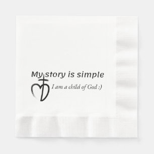 Servilleta De Papel Mi historia es simple