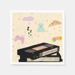 Servilleta De Papel Mi primera resaca - Nostalgia Dreamcore VHS