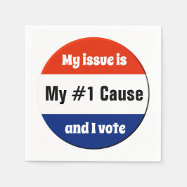 Servilleta De Papel Mi voto en las elecciones