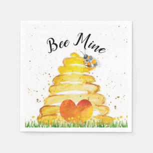 Servilleta De Papel Mía Abeja Día de San Valentín