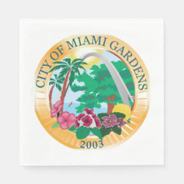 Servilleta De Papel Miami Gardens (Florida) City Seal