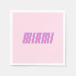 Servilleta De Papel Miami Rosa
